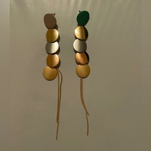 SHEIN two-toned dangle earrings✨